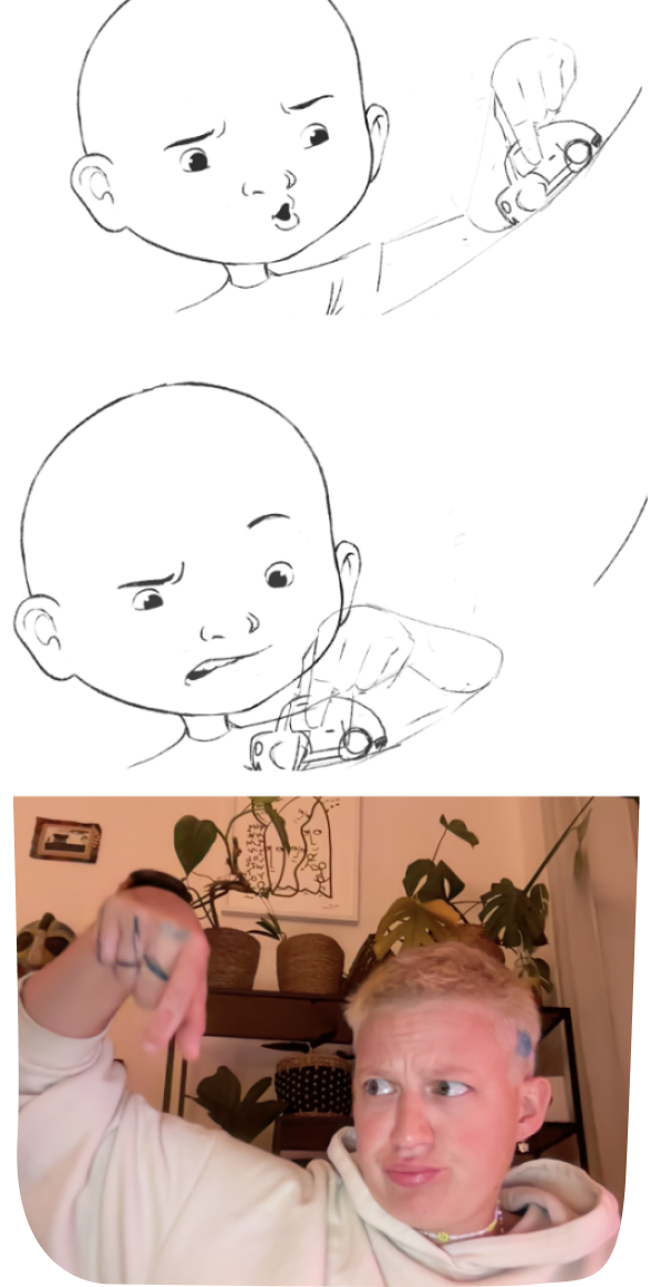 Snímek z procesu